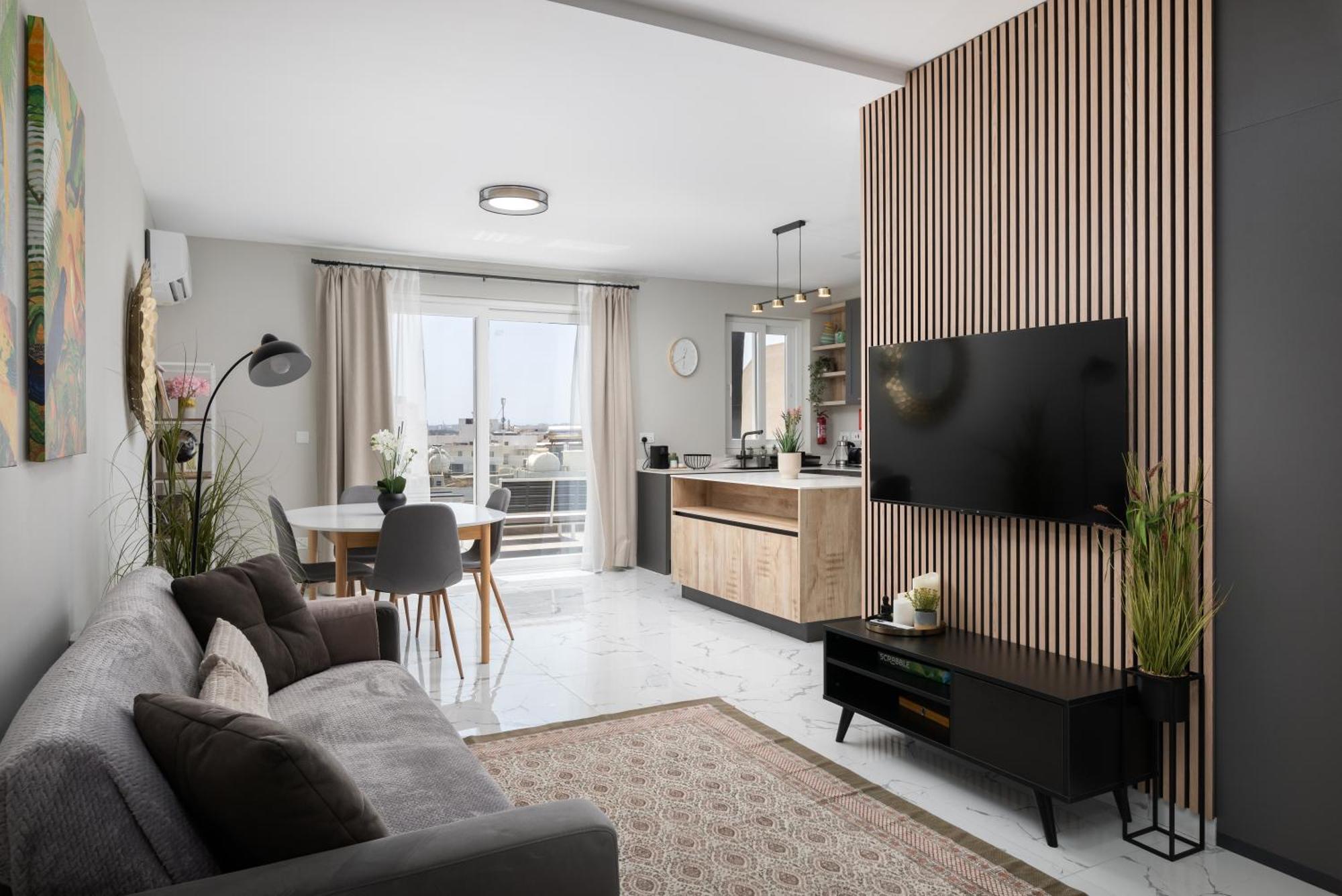Modern 2Br Cosy Apartment With Large Terrace - Close To Manoel Island & Tigne Shopping Mall سليمة المظهر الخارجي الصورة